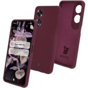 Silikonowe etui Bizon Soft Case do Oppo A60 4G, ciemnofioletowe