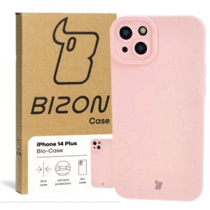 Ekologiczne etui Bizon Bio-Case do iPhone 14 Plus, różowe