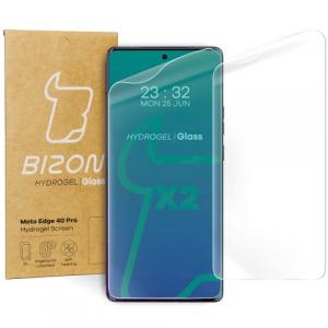 Folia hydrożelowa na ekran Bizon Glass Hydrogel do Motorola Edge 40 Pro, 2 sztuki