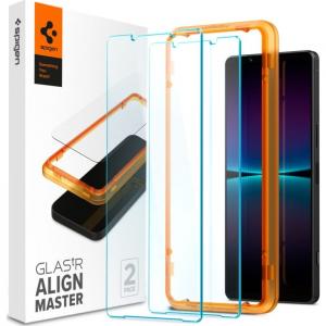 OUTLET: Szkło do etui Spigen Glas.tR AM 2-Pack do Sony Xperia 1 VII / Xperia 1 VI