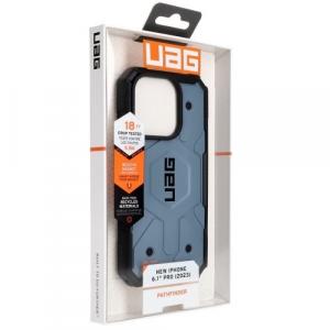 Etui pancerne Urban Armor Gear Pathfinder MagSafe do iPhone 15 Pro, niebieskie