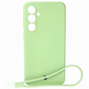 Etui Bizon Case Silicone do Samsung Galaxy S23 FE, jasnozielone