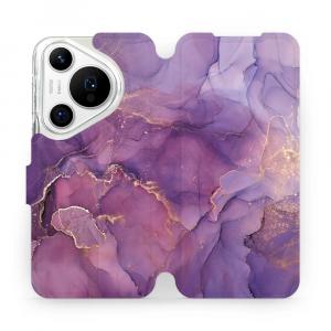 Etui z klapką do Huawei Pura 70 Pro / Pro+, Mobiwear Book, fioletowe