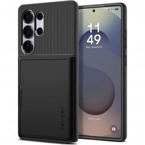 Etui Spigen Slim Armor CS do Galaxy S25 Ultra, czarne