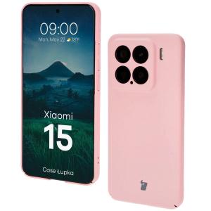 Etui Bizon Case Łupka do Xiaomi 15, różowe