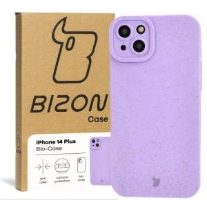 Ekologiczne etui Bizon Bio-Case do iPhone 14 Plus, fioletowe