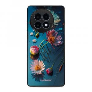 Etui ochronne do OnePlus 13R, Mobiwear Glossy Case, niebiesko-kwieciste