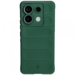 Pancerne etui Bizon Case Tur do Xiaomi Pocophone X6 / Xiaomi Redmi Note 13 Pro 5G, ciemnozielone