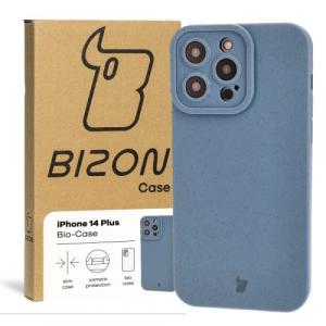 Ekologiczne etui Bizon Bio-Case do iPhone 14 Pro Max, niebieskie
