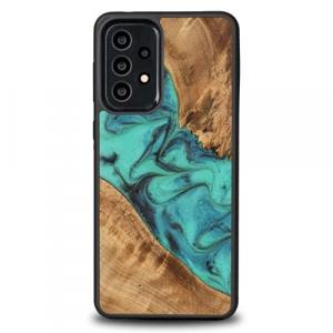 Drewniane etui Bewood Unique - Turquoise do Galaxy A33 5G