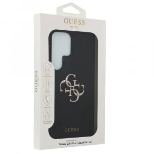 Etui Guess Hardcase Silicone Big 4G Logo Bottom Script do Samsung Galaxy S25 Ultra, czarne