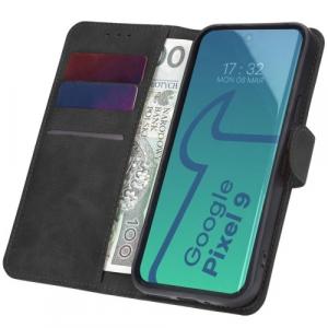 Etui z klapką Bizon Case Pocket do Google Pixel 9 / 9 Pro, czarne