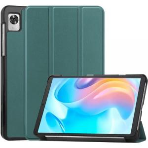 Etui Bizon Case Tab Croc do Realme Pad Mini 8.7, ciemnozielone