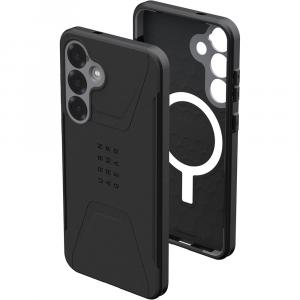 Etui pancerne Urban Armor Gear Civilian Magnet do Galaxy S25 Plus, czarne
