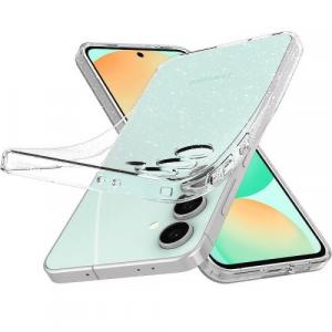 Etui Spigen Liquid Crystal Glitter do Galaxy S24 FE, przezroczyste z brokatem