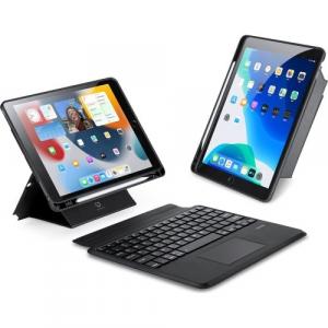 Etui z klawiaturą Bluetooth Dux Ducis (DK Series) do iPad 9/8/7 gen. 10.2/iPad Pro 10.5'' 2017/iPad Air 3, czarne