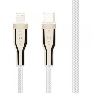 Kabel Fixed Braided Cable USB-C / Lightning 60W 2 m, biały