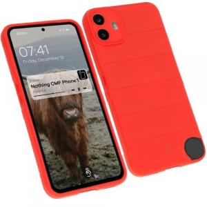 Pancerne etui Bizon Case Tur do Nothing CMF Phone 1, czerwone