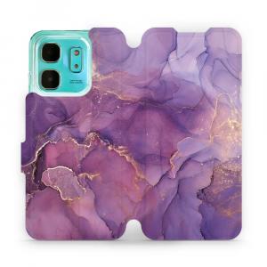 Etui z klapką do Infinix Hot 50i, Mobiwear Book, fioletowe
