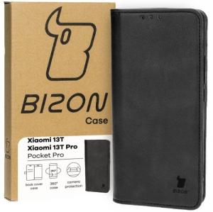 Etui z klapką Bizon Case Pocket Pro do Xiaomi 13T Pro / 13T, czarne