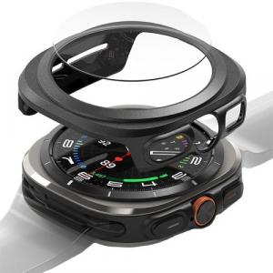 Etui + szkło Ringke Slim & Tempered Glass do Galaxy Watch Ultra 47mm, czarne