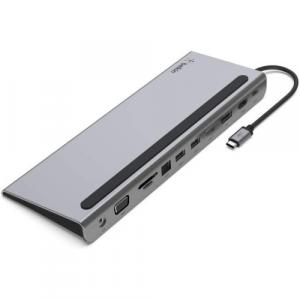 Stacja, hub Belkin Connect USB-C 11-in-1 Multiport 100W, srebrna