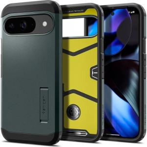 Etui Spigen Tough Armor do Google Pixel 9 / 9 Pro, zielone