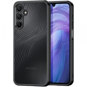 Etui Dux Ducis AIMO do Galaxy A16 5G / 4G, przezroczyste z czarną ramką