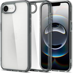 Etui Spigen Ultra Hybrid do iPhone 16e, przezroczysto-przydymione