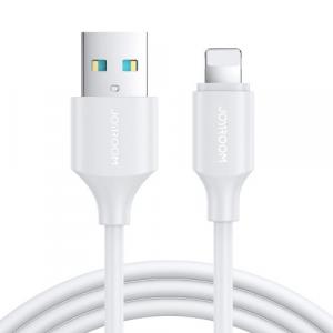 Kabel do ładowania / transmisji danych Joyroom USB-A do Lightning, 2.4A, 1m, biały