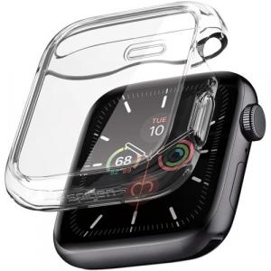 OUTLET: Etui z osłoną ekranu Spigen Ultra Hybrid 360 Apple Watch SE / SE 2022 / 6 / 5 / 4 - 44mm, przezroczyste