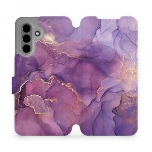 Etui z klapką do Galaxy A36 5G, Mobiwear Book, fioletowe