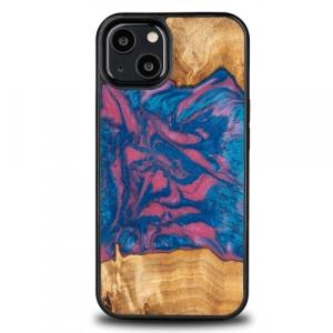 Drewniane etui do iPhone 13, Bewood Unique Neons Vegas