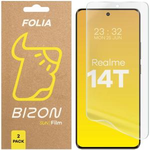 Folia matowa Bizon Glass Film Sun do Realme 14T 5G, 2 sztuki