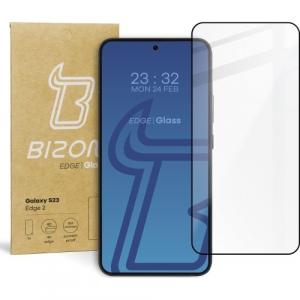 Szkło hartowane Bizon Glass Edge 2 do Galaxy S23, czarne