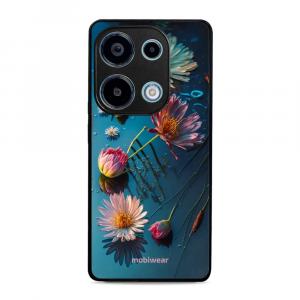 Etui ochronne do Xiaomi Redmi Note 13 Pro 4G, Mobiwear Glossy Case, niebiesko-kwieciste