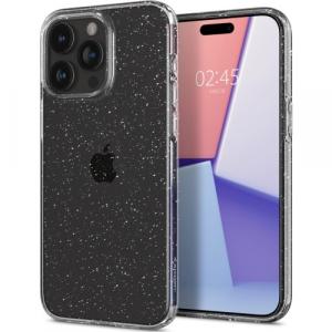 Etui Spigen Liquid Crystal do iPhone 15 Pro, przezroczyste z brokatem