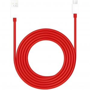 Kabel ładujący / przesyłający dane, OnePlus SuperVOOC USB-A - USB-C, 10A, 160W, 1.5 m, czerwony
