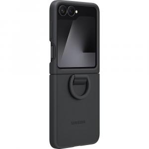 Etui Samsung Silicone Case Ring do Galaxy Z Flip7 FE, czarne