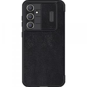 Etui Nillkin Qin Pro Leather z klapką do Galaxy S23 FE, czarne