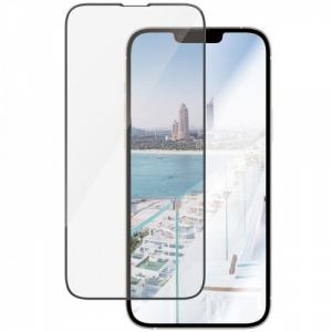 Szkło hartowane na cały ekran PanzerGlass Ultra-Wide Fit Anti-reflective + EasyAligner do iPhone 14 Plus / 13 Pro Max, czarna ramka