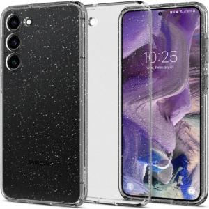 Etui Spigen Liquid Crystal Glitter do Galaxy S23, przezroczyste