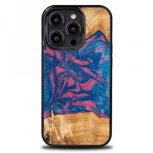 OUTLET: Drewniane etui do iPhone 14 Pro, Bewood Unique Neons Vegas