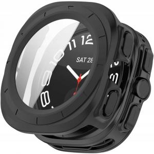 Etui + szkło Tech-Protect Defense do Galaxy Watch Ultra 2 / 1, czarne
