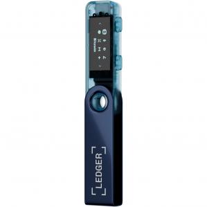 Portfel kryptowalut i NFT Ledger Nano S Plus, granatowo-niebieski