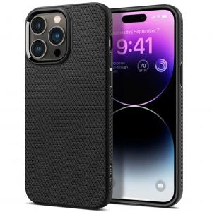 OUTLET: Etui Spigen Liquid Air do iPhone 14 Pro Max, czarne