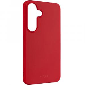 Etui Fixed Story do Galaxy S25, czerwone
