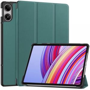 Etui Bizon Case Tab Croc do Xiaomi Redmi Pad Pro 12.1, ciemnozielone