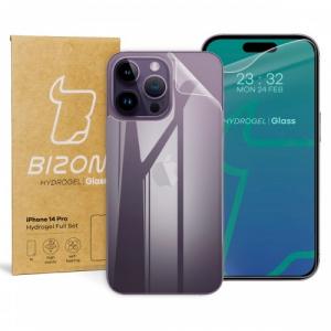 Folia hydrożelowa na tył i przód Bizon Glass Hydrogel, iPhone 14 Pro