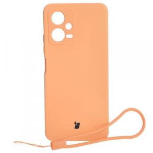 Etui Bizon Case Silicone Sq do Xiaomi POCO X5, Redmi Note 12 5G, pomarańczowe